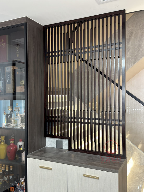 新中式格栅